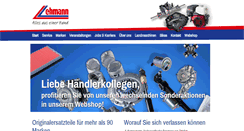 Desktop Screenshot of lehmann-et.de